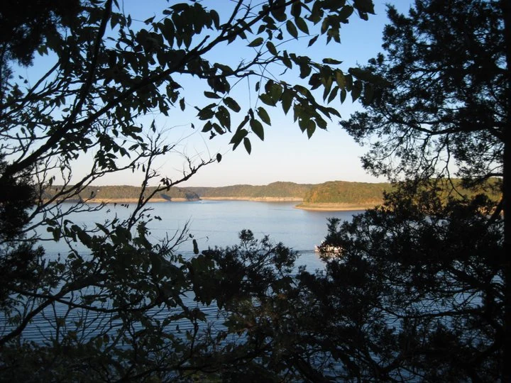 Lake Cumberland from the state resort park cottage walking trails.
